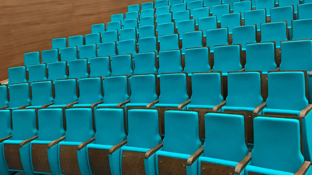 Dimensiones de los asientos del auditorio
