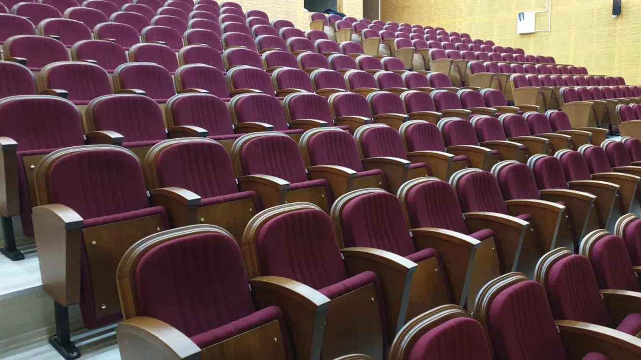 Seating arrangement in auditorium halls