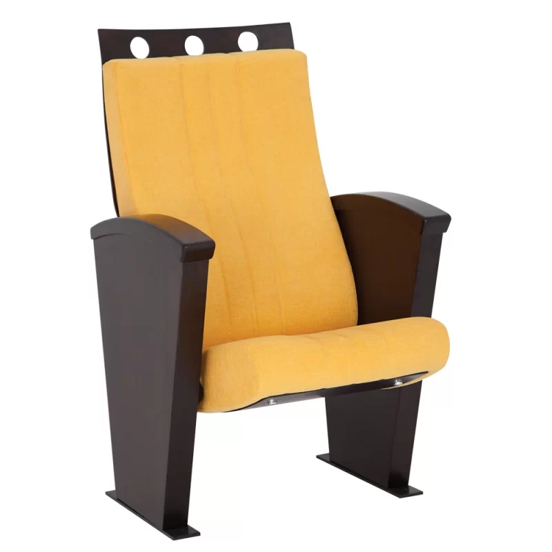 Cinema Chairs with Wooden Armrests